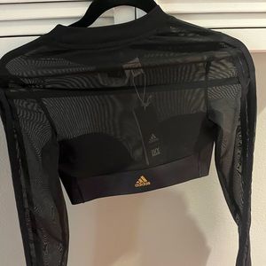 Ivy park x Adidas Collab Mesh crop top